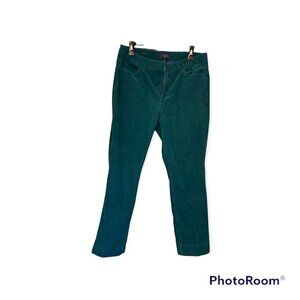 Talbots Corduroy Teal Pants Heritage 12p